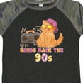 thumbnail image 4 of Inktastic Bring Back the 90s Cool Orange Cat Boys or Girls Toddler T-Shirt, 4 of 5