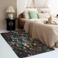 thumbnail image 3 of Floral Rugs for Living Room Bedroom - Colorful Rug 6x8 - Flowers Carpet for Home Decor - Washable Non Slip Patterned Indoor Large Area Rug - Soft & Low Pile (ZL&923), 3 of 7