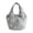 Green, variant on Floral Jacquard Handbag for Women, 11.8 Inch Multi-Pocket Tote Purse with Snap Closure, Lightweight Fabric Shoulder Bag for Daily Casual Outings