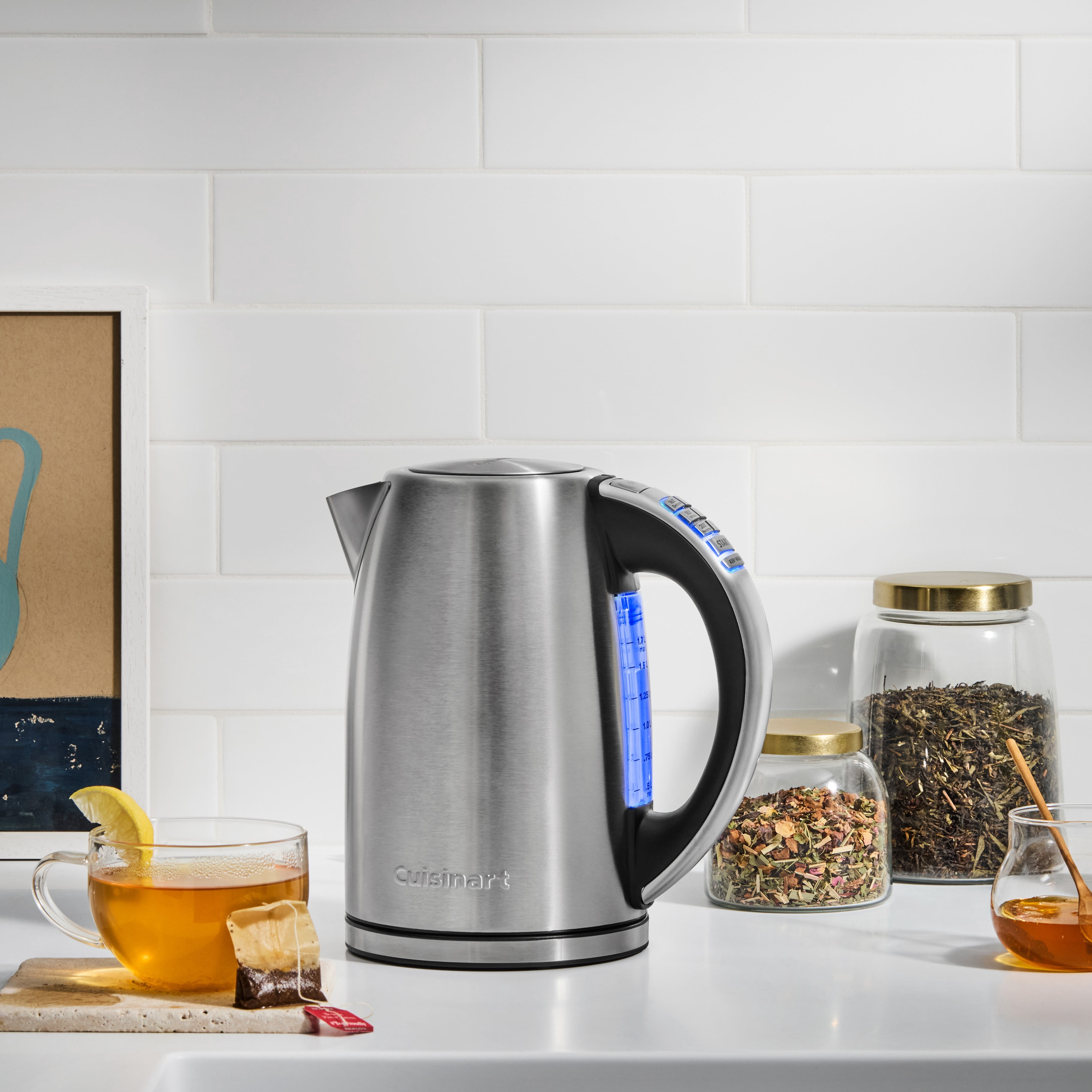 Cuisinart PerfecTemp Cordless Electric Kettle with Preset Temperature Controls