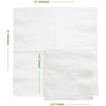 thumbnail image 2 of GUSTO White Cocktail Napkins Disposable Paper Napkins, 500-Pack, 2 of 7