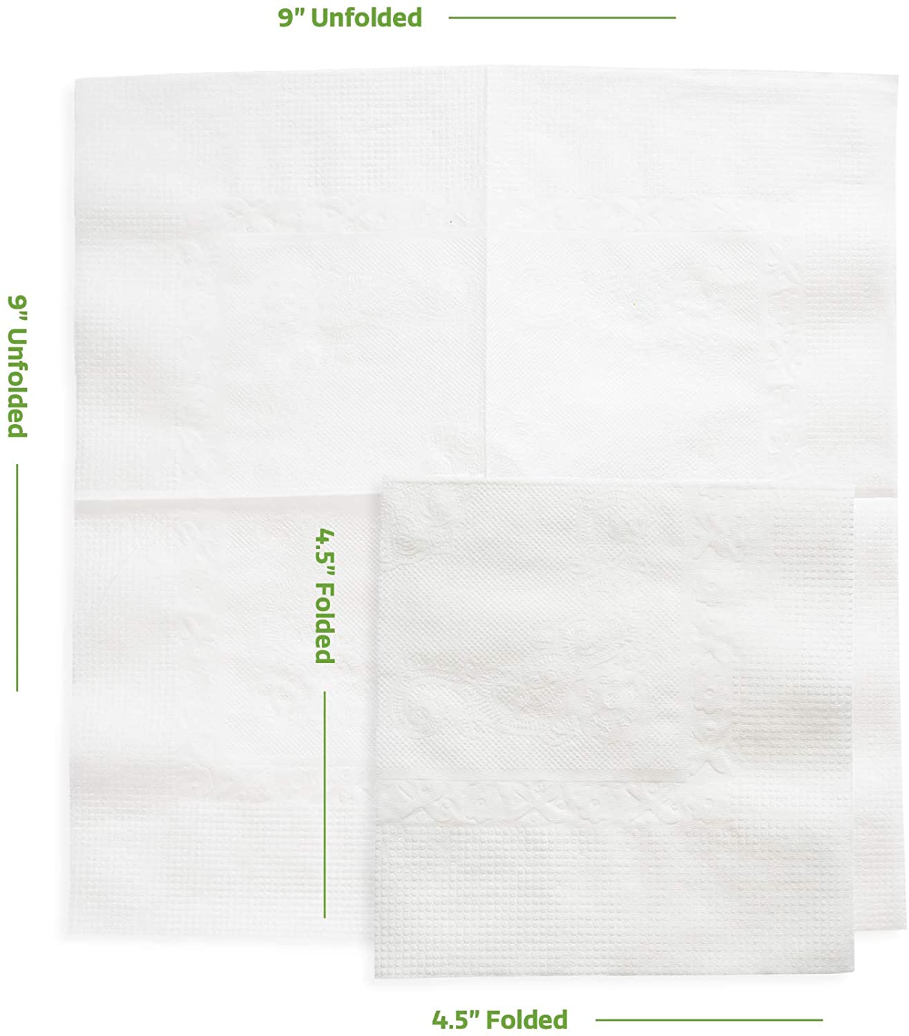 GUSTO White Cocktail Napkins, 500-Pack photo 2