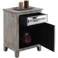 thumbnail image 2 of Convenience Concepts Gold Coast Vineyard Mirrored Cabinet End Table, 2 of 3