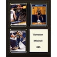 thumbnail image 1 of C&I Collectables 810DONMITCHELL NBA 6 x 8 in. Donovan Mitchell Utah Jazz Two Card Plaque, 1 of 1