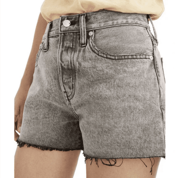 Madewell Relaxed Denim Shorts in Noll Wash, Size 28