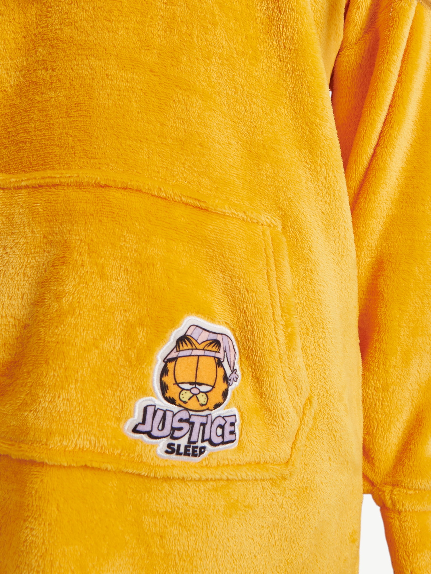 Justice Girls Long Sleeve Hooded Sleeper, Sizes S/M to L/XL