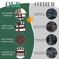 thumbnail image 6 of SERWALL Oversize Rocking Chairs, Outdoor Rocker for Porch, HDPE Rocking Chairs, 6 of 9