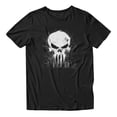 thumbnail image 2 of Marvel Spider-Man Brand New Day Men's Skull Web City Grid T-Shirt (Black, S-XXXL), 2 of 4