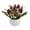 Hot Pink, variant on Artificial Potted Plants, Faux Tulip Arrangement, Artificial Flower Bonsai for Indoor Decor, Desk, Shelf, and Tabletop Display