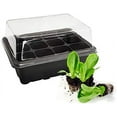 thumbnail image 4 of 5-Pack Seed Trays Seedling Starter Tray, Humidity Adjustable Plant Starter Kit with Dome and Base Greenhouse Grow Trays Mini Propagator for Seeds Growing Starting, 4 of 7