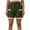 Armée Verte, variante sur Iyufng Shorts d'Été avec Poche, Décontractés, Amples, Taille Élastique, Cordon de Serrage, Shorts à Volants, Dentelle, Boho, Tenues de Plage et de Vacances, Tendance