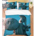 thumbnail image 2 of 3D Cielo Azul Escultura Funda de edredón Set Ropa de cama Set Funda de edredón Fundas de almohada 239, 2 of 3