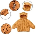 thumbnail image 6 of Esaierr Toddler Baby Boys Girls Winter Coat with Hooded for Kids Lightweight Puffer Jacket Warm Thick Cotton Jacket Outerwear for 1-7Y, 6 of 6