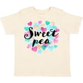 thumbnail image 3 of Inktastic Sweet Pea Hearts Boys or Girls Toddler T-Shirt, 3 of 5