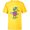 Yellow, variant on Disney Mickey Mouse Happy Surprise Retro Pop Art - Short Sleeve T-Shirt for Kids - Customized-White