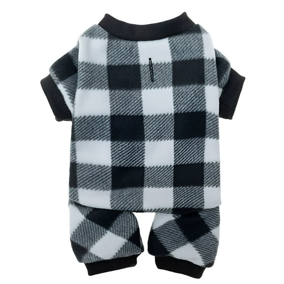 TELOLY Dog Pajamas,Versatile Style Dog Shirts,Pet Fashion Dog Bathrobe,Black,XL