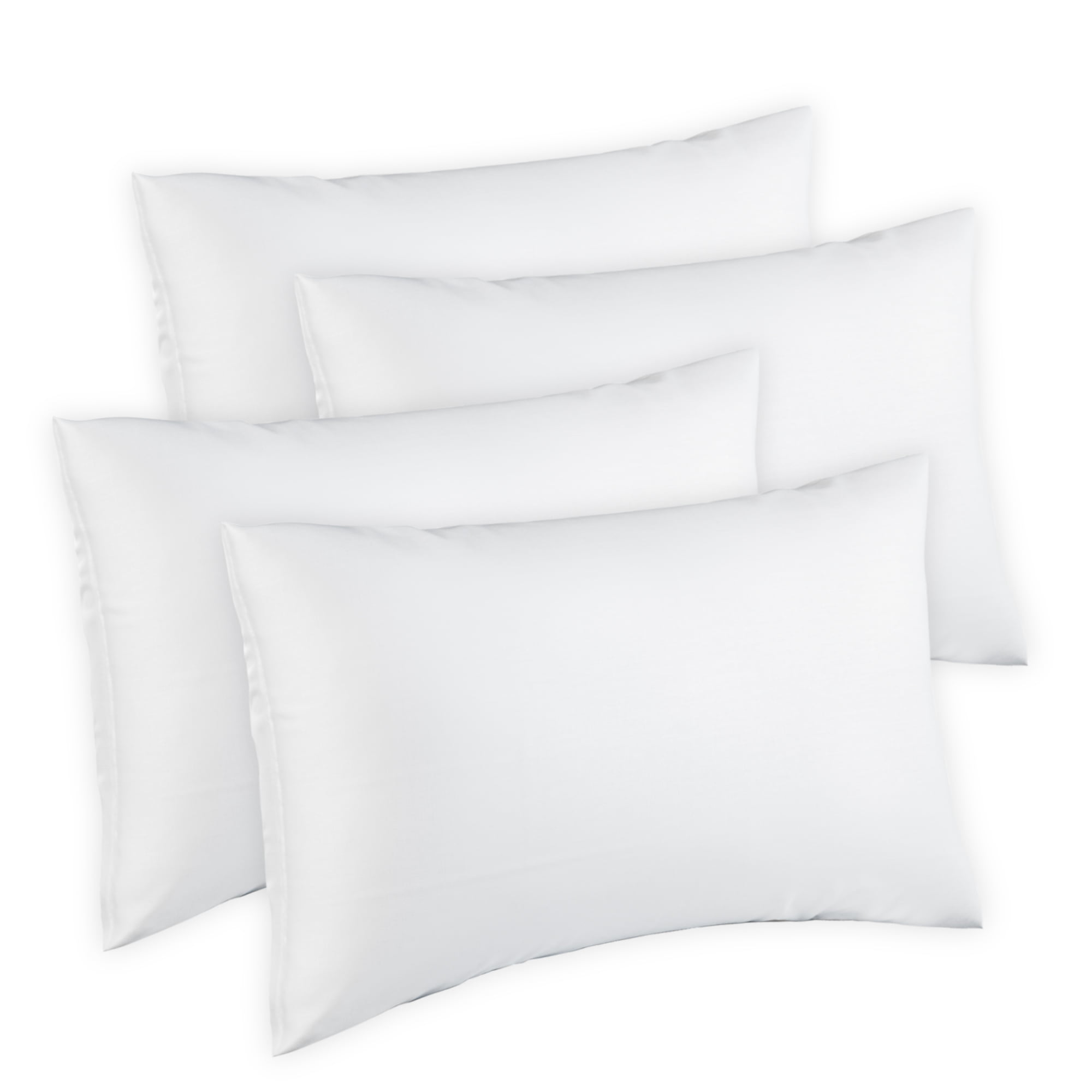 Queen Size 2 Pack Pillow Inserts Pillows for Sleeping 2 Pack Hypoallergenic Down Alternative Microfiber Soft Plush Washable Pillows Set of 2 Hotel Pillows for Side Back & Stomach Sleepers