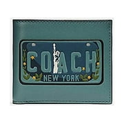 Coach 3-IN-1 Leather Wallet With License Plat Motif F26082
