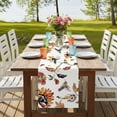 thumbnail image 4 of Table Runners 70 Inches Long Dress Scarves, Spring Floral Farmhouse Coffee/Dining/Kitchen Table Decor, Holiday Table Runner, Summer Botanical Flowers Vintage Birds 13x70 Inch, 4 of 9