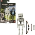 thumbnail image 1 of Minecraft Skeleton Action Figure & Accessories, 4-inch Toy Set Inspired by A Minecraft Movie, 1 of 6