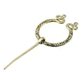 thumbnail image 3 of 2 Pack Vintage Brooch Cloak Pin, Penannular Brooch Cloak Clasp Scarf Pin(Gold), 3 of 6