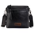 thumbnail image 1 of Bandolera Montana West Black Velvet MWC-216BK para mujer, 1 of 6