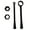 Black, variant on Aluminum Tire Lever Wrench Tool Set Motorcycle Tire Change Set Motorbike Tyre Repair Tool Tire Removal Installation Tool