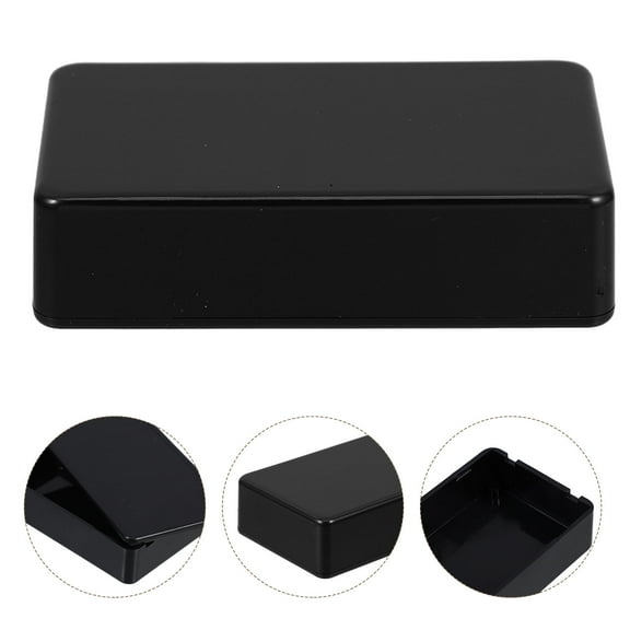 Clispeed 4Pcs Small Portable Safe Box Black with Hidden Compartment for Cash Jewelry Storage