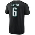 thumbnail image 3 of Men's DeVonta Smith Black Philadelphia Eagles Icon Player Name & Number T-Shirt, 3 of 5