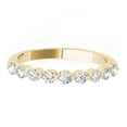 thumbnail image 6 of AoneJewelry 1/2 Carat Diamond Wedding Band In 10K Rose, White & Yellow Gold, 6 of 6