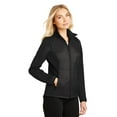 thumbnail image 4 of Port Authority Ladies Hybrid Soft Shell Jacket-M (Deep Black), 4 of 6
