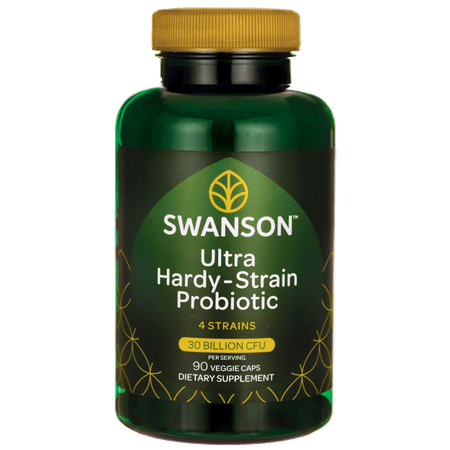 Swanson Ultra Hardy-Strain Probiotic 30 Billion Cfu 90 Veg Caps