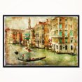 thumbnail image 2 of Designart - Vintage Venice - Digital Art Landscape Framed Canvas Print, 2 of 4