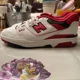 thumbnail image 4 of New Balance Men 550 White Team Red Lifestyle Shoes Size 12 NEW WITH BOX, 4 of 5