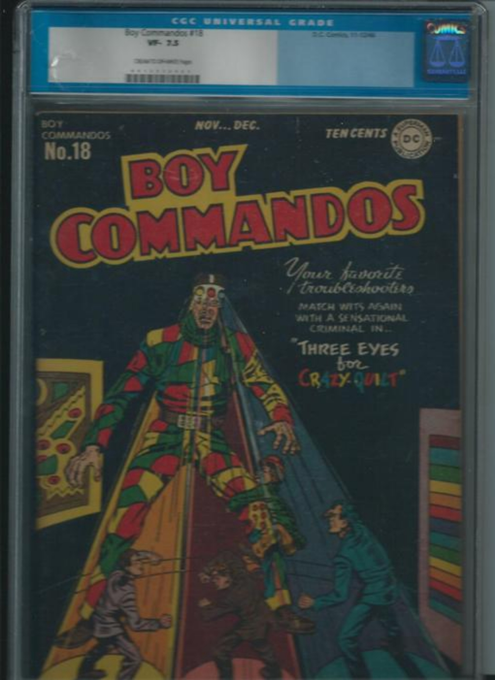 Cover of Boy Commandos #18