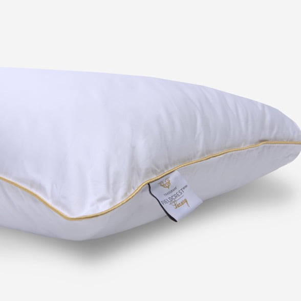Fieldcrest Luxury Microgel Support Pillow Back/Stomach Sleeper