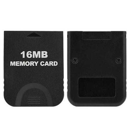 GTMax Black 16MB Memory Card for Ninendo Wii / GameCube By