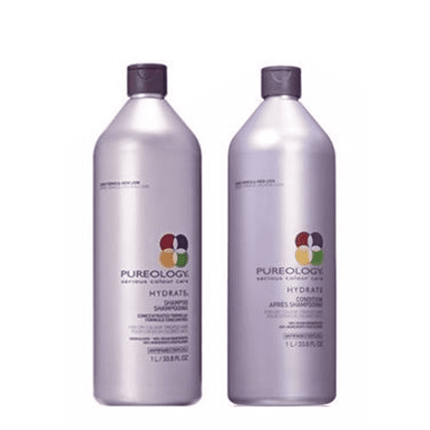 violet Sodavand oase Pureology Hydrate Shampoo & Conditioner Liter Duo Set, 33.8 Oz - Walmart.com