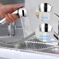 thumbnail image 2 of Piezas de reparación de grifo de cocina y baño Universal, 2 modos de pulverización, repuesto para lavavajillas, pulverizador manual, cromo pulido, 2 of 6