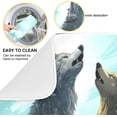 thumbnail image 2 of FREEAMG Wolves in The Snow Dish Drying Mat for Kitchen, 16 x 18 Inch Microfiber Absorbent Dish Drying Pad, Machine Washable Kitchen Counter Protect Mats, 2 of 7