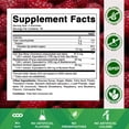 thumbnail image 3 of Vitamatic Irish Sea Moss Gummies - 3000 mg - 60 Vegan Gummies - Made with Bladderwrack & Burdock Root - Seamoss Supplement for Thyroid, Energy, Immune Support, 3 of 12