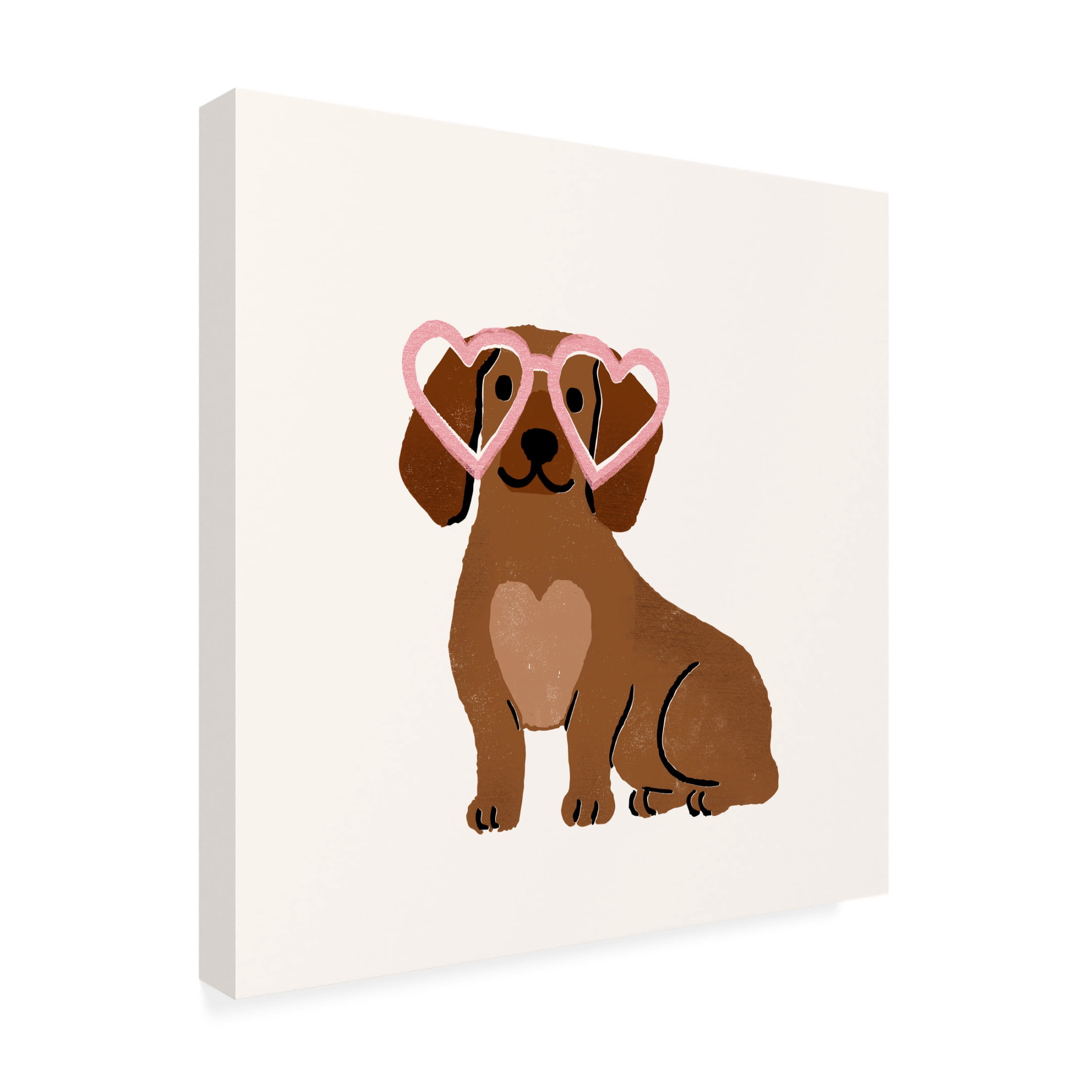 Trademark Fine Art Victoria Barnes Little Legs Big Heart VI Canvas Wall Art