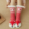 thumbnail image 6 of JeashCHAT Christmas Women Cotton Socks Print Thicker Anti-slip Floor Socks Carpet Socks, 6 of 7
