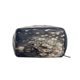 thumbnail image 2 of BZSMCE Makeup and Cosmetic Bag Women Simple Bouquet Of Daisies in Vase Pattern Square Cosmetic Bag, 2 of 6