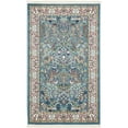 thumbnail image 1 of Unique Loom Narenj Textured Hunting Design Rug 3' x 5' Rectangle Blue/Tan, 1 of 2