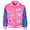 Pink / blue, variant on Barbie Varsity Bomber Jacket Logo Little Kid to Big Kid