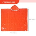 thumbnail image 2 of EeaseCA 4 Pcs Imperméable de Randonnée Extérieur Multi-Fonction Poncho de Pluie Résistant à l'Usure pour Adultes Camping, 2 of 7