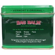 Bag Balm Skin Moisturizer Vermonts Original with Lanolin for dry Skin 8 oz (2 Pack)