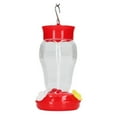 thumbnail image 1 of Hanging Humming Bird Feeder, Portable Leak Proof Yard Decoration Garden Hummingbird Feeder 3 Ports  For Countyard, 1 of 7