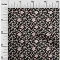 thumbnail image 2 of oneOone Rayon Black Fabric Floral Sewing Craft Projects Fabric Prints By Yard 56 Inch Wide, 2 of 4